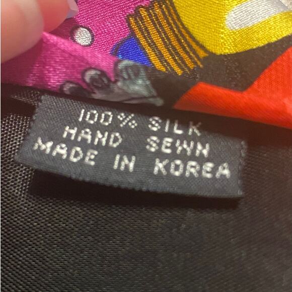 Vintage 90s Nicole Miller Christmas Ornament Tie Christmas Novelty 100% Silk - Picture 4 of 4